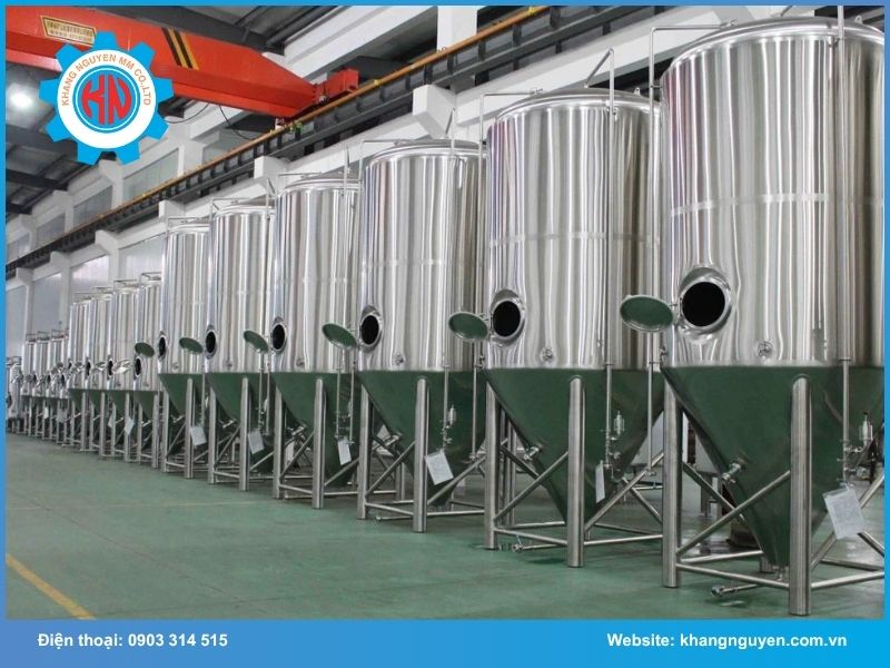Bồn inox - Thiết bị quan trọng trong dây chuyền sản xuất thực phẩm
