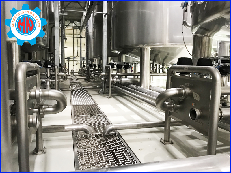 Bồn đường ống inox vi sinh