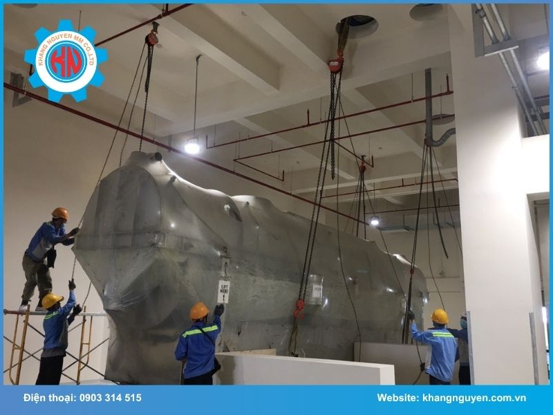Quy trình lắp đặt dây chuyền sản xuất chuyên nghiệp tại Khang Nguyên
