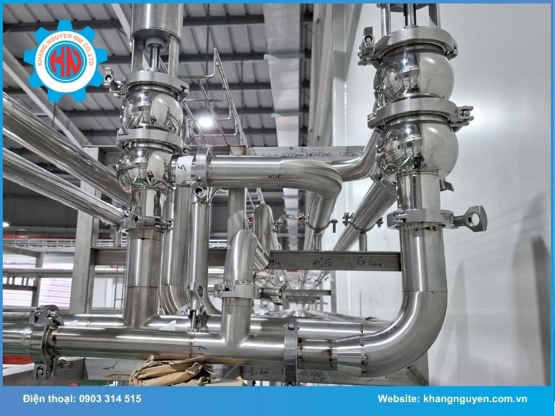 Ứng dụng thực tế của hệ thống đường ống vi sinh tại Hải Phòng